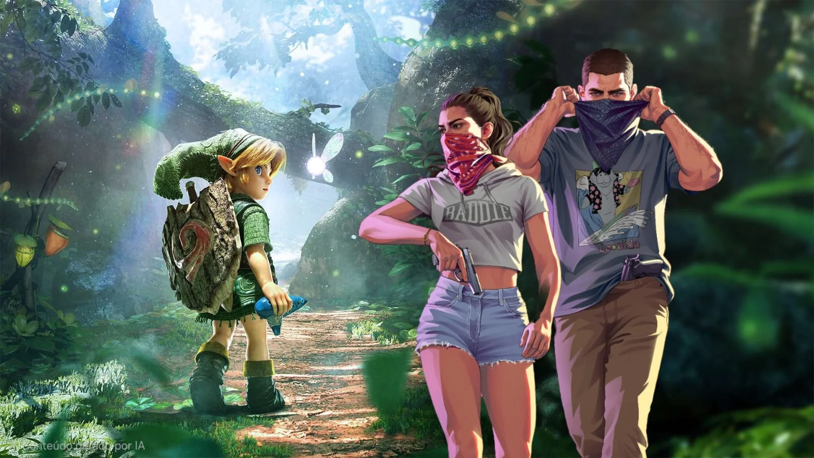 Remake de Zelda supera GTA 6 em pré-venda na Amazon Brasil