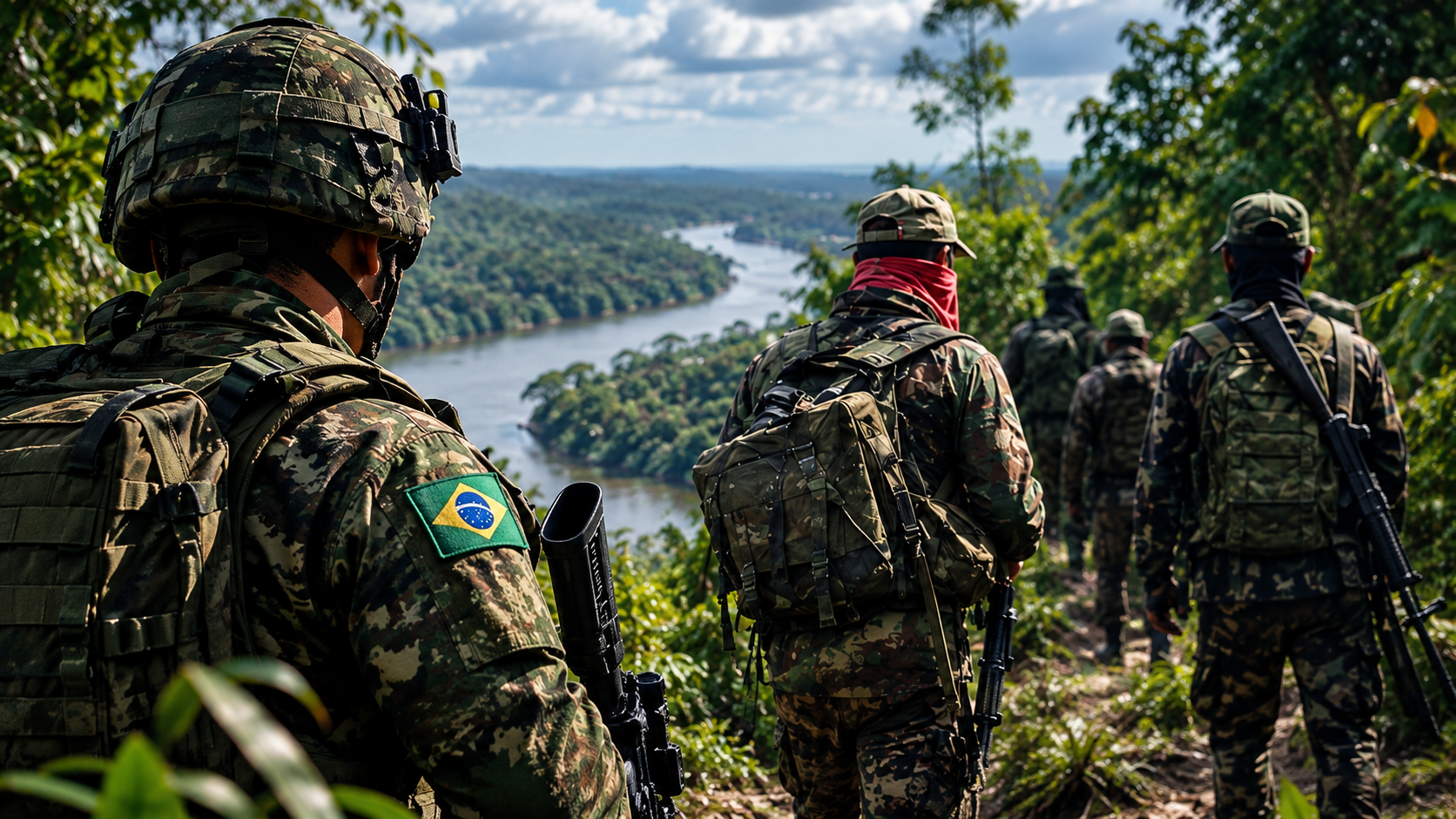 Dissidências das antigas FARC elevam tensão na fronteira brasileira com a Colômbia
